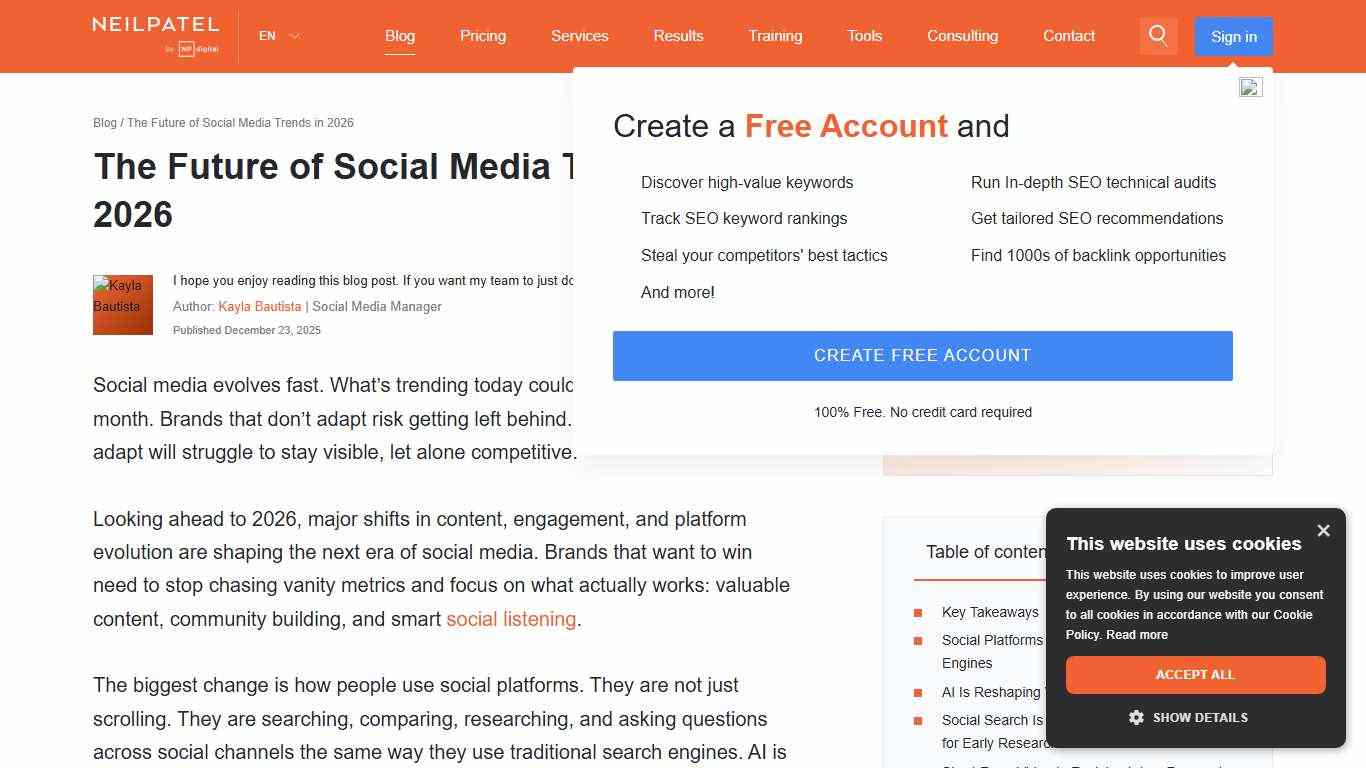 The Future of Social Media Trends in 2026 | Neil Patel